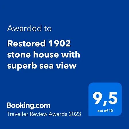 Feriehus Restored 1902 Stone House With Superb Sea View *